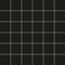 Porcelain  Mosaic Full Black (Square) Satin Matte Backsplash Tile 2"x2"